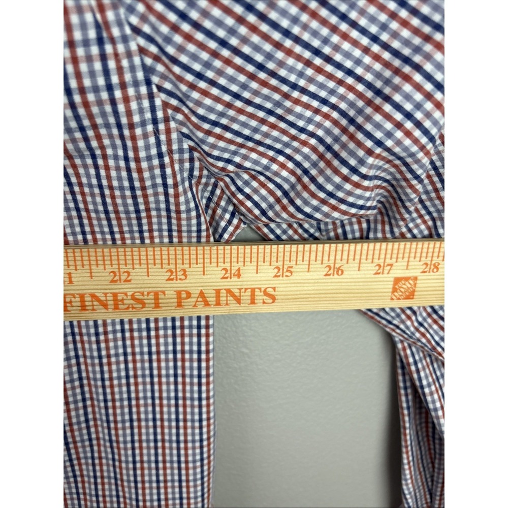 Racing Green British Style Long Sleeve Button Up Shirt Size XXL Gingham Preppy - Picture 7 of 7
